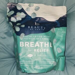 Beauty By Earth Breathe for Relief Eucalyptus Mint Shower Steamers - Mint